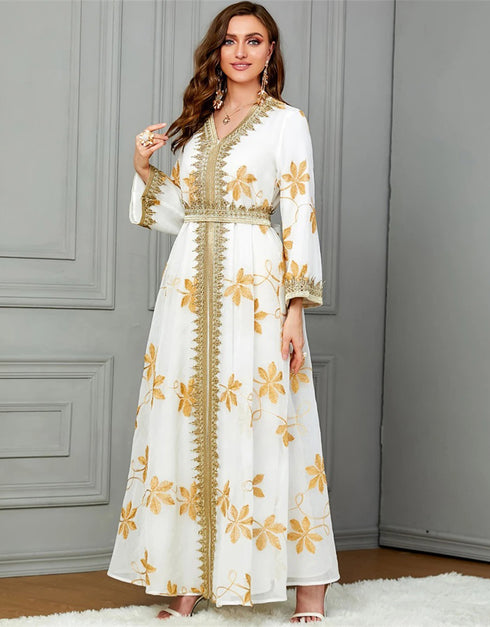 Cozy Comfort: Embroidered Abaya for the Cooler Months