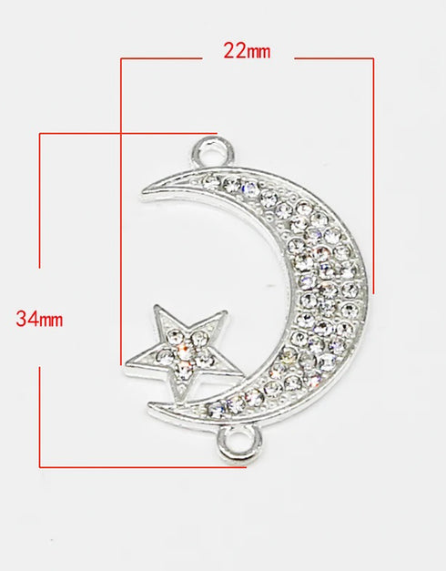 Spiritual Artistry Unveiled: DIY Islamic Jewelry Production with Religious Muslim Allah Crescent Moon Connectors – Elevate Your Creations