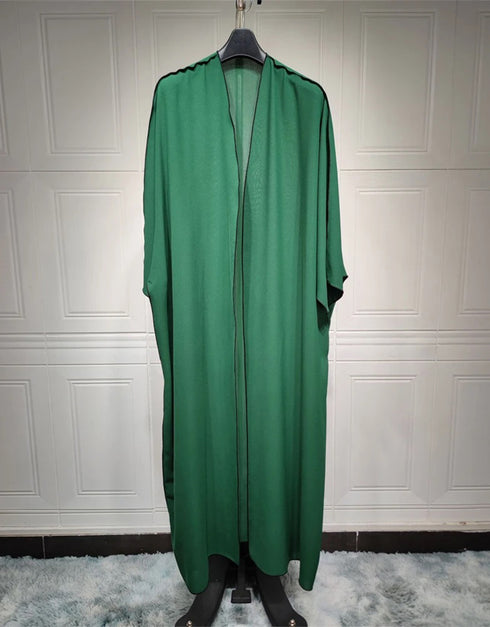 Effortless Versatility: Sash-Accented Abaya for All-Season Comfort