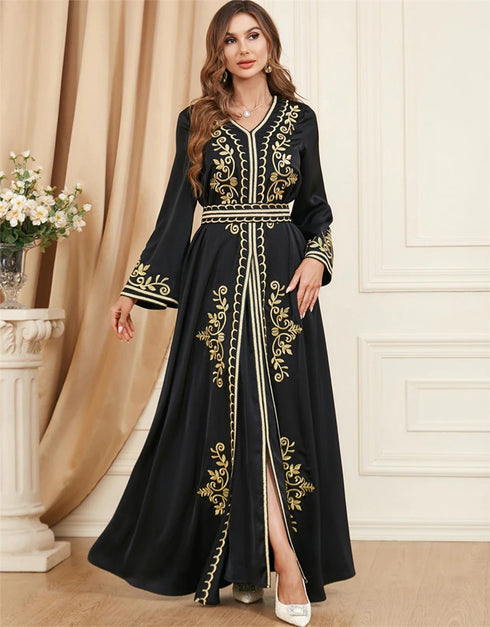 Classic Comfort: Embroidered Abaya for Everyday Elegance