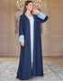 Playful Touches: Patchwork Abaya for Casual Comfort