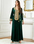 Timeless Comfort Meets Elegance: Embroidered Velvet Abaya