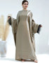 Enchanting Celebration: Feathered Abaya for Traditional Elegance