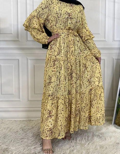 Versatile Elegance: Sash-Accented Abaya for Every Occasion