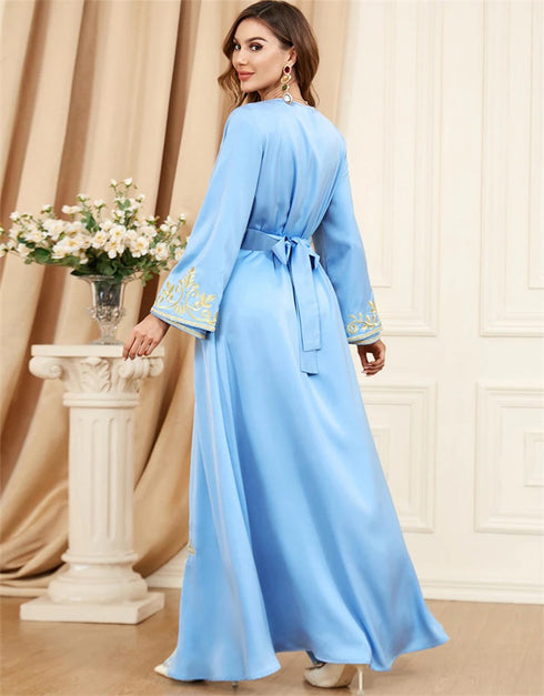 Classic Comfort: Embroidered Abaya for Everyday Elegance