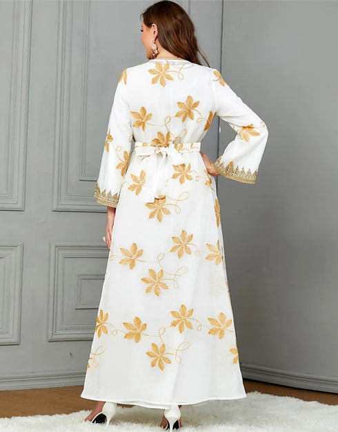 Cozy Comfort: Embroidered Abaya for the Cooler Months