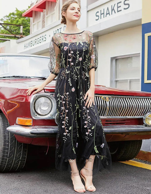 Flowy Floral Dress: Effortless Elegance