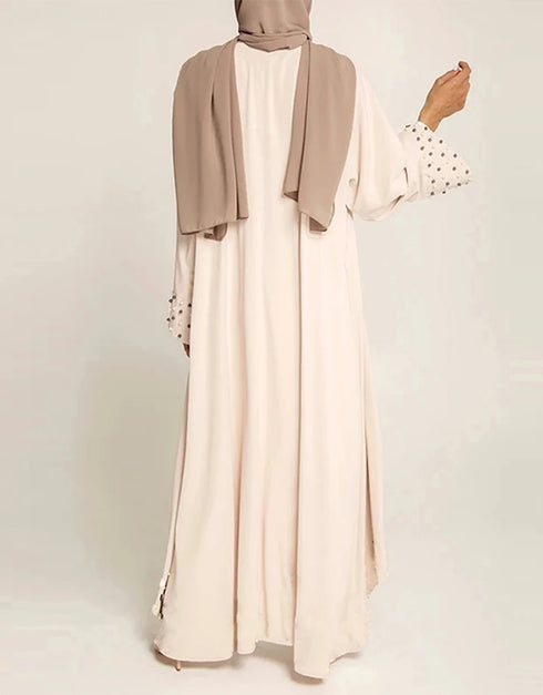 Modern Elegance: Beaded Abaya for Fashionable Comfort
