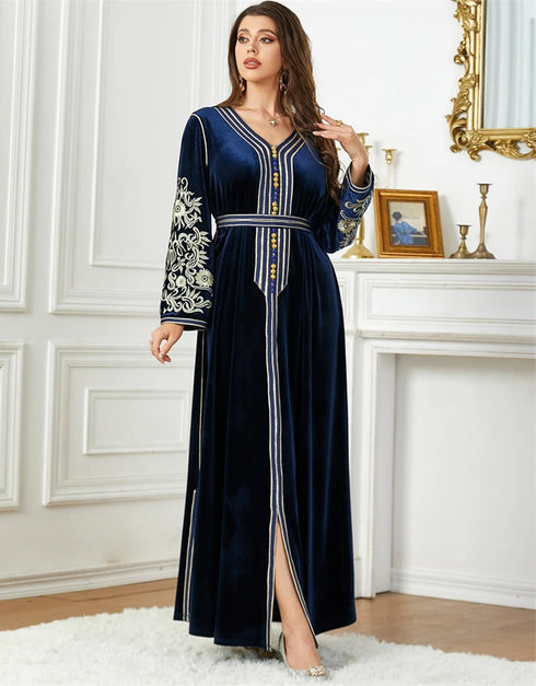 Seasonal Chic: Winter Abaya Set from Turkey, a Modest and Elegant Muslim Dress