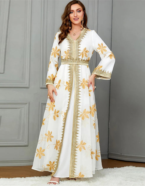 Cozy Comfort: Embroidered Abaya for the Cooler Months