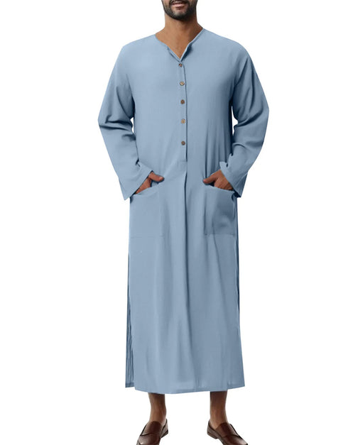 Embrace Arabian Nights: Flowing Striped Robes for the Modern Sheik