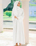 Embroidered Elegance: Flowing Beauty with a Touch of Artisanship Abaya