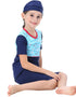 Young Elegance Afloat: 3-Piece Islamic Swim Set for Girls – Dive into Modesty with Muslim Swimwear, Perfect for Beach Adventures and Pool Days