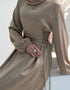 Effortless Elegance: Abaya with Detachable Sash