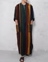 Embrace Arabian Nights: Flowing Striped Robes for the Modern Sheik