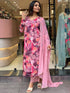 Pink Russion Silk Pant Suit Acy1024 Salwar Kameez