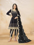 Black Art Silk Patiyala Dress Acy1035