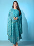 Blue Georgette Anarkali Dress Acy1052