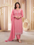 Pink Georgette Pant Suit Acy1138