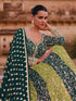 Green Georgette Anarkali Dress Acy1193 Closure View