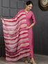 Pink Viscose Pant Suit Acy1540 Back View