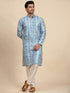 Light Blue Kurta Viscose Rayon payjama