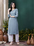 Blue Maaza Cotton Pant Suit Acy1802