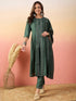 Green Silk Pant Suit Acy1823