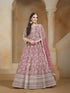 Pink Net Anarkali Dress Acy1841