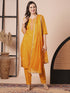Orange Rayon Slub Pant Suit Acy2974