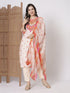 Peach Natural Crepe Pant Suit Acy2979