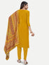 Mustard Upada Silk Salwar Suit Acy6880 Closure View