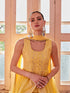 Yellow Georgette Pant Suit Acy6909