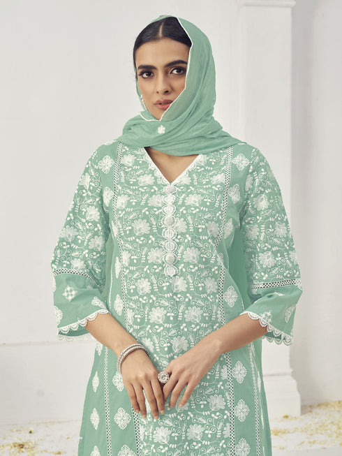 Rama Cotton Pant Suit Acy6994 Closure View