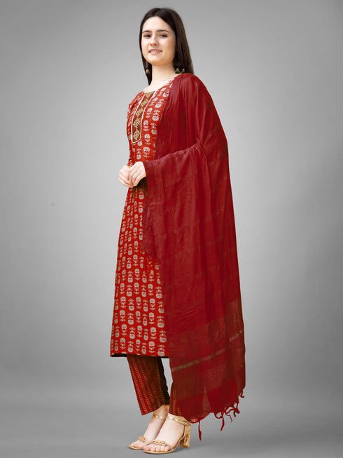Maroon Rayon Pant Suit Acy7056 Salwar Kameez