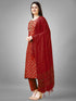 Maroon Rayon Pant Suit Acy7056 Salwar Kameez