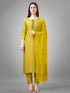 Yellow Rayon Pant Suit Acy7058