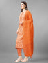 Orange Rayon Pant Suit Acy7062 Salwar Kameez