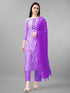 Purple Rayon Pant Suit Acy7063