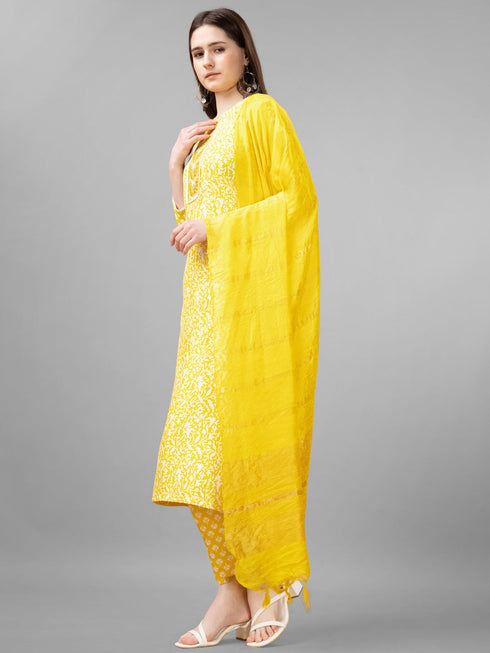 Yellow Rayon Pant Suit Acy7064 Salwar Kameez