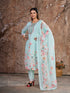 Sky Blue Lilan Cotton Pant Suit Acy7469 Salwar Kameez