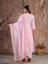 Pink Lilan Cotton Pant Suit Acy7470 Closure View