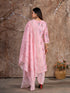 Pink Lilan Cotton Pant Suit Acy7472 Closure View