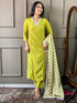 Lemon Viscose Pant Suit Acy7482