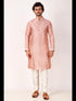 Pink Kurta Art Silk Payjama