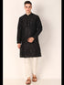 Black Kurta Khadi Silk Payjama