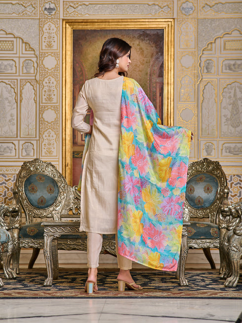 Peach Simar Pant Suit Acy7683 Closure View