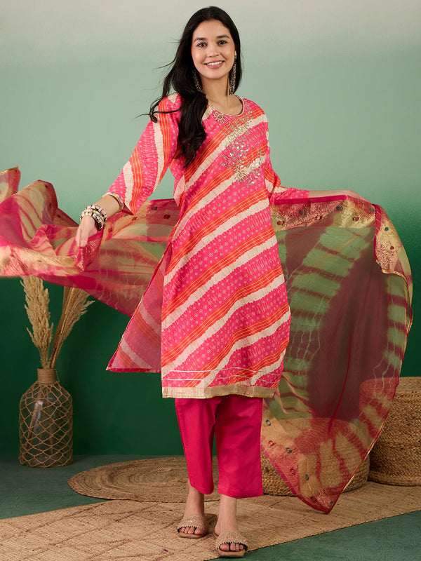 Pink Jam Cotton Pant Suit Acy7745