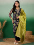 Black Organza Pant Suit Acy7749 Salwar Kameez
