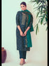 Blue Modal Chanderi Pant Suit Acy7905